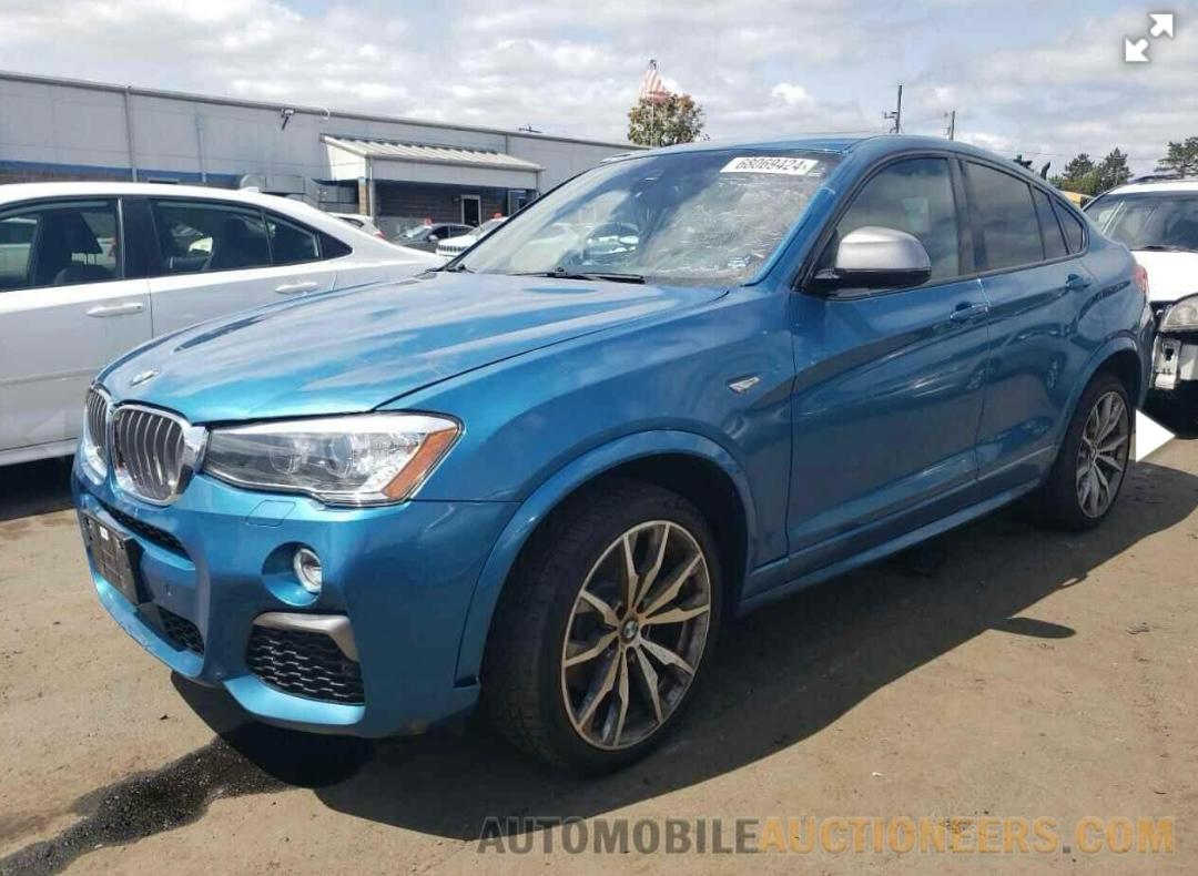 BMW X4 2018 Blue vin: 5UXXW7C55J0W64016
